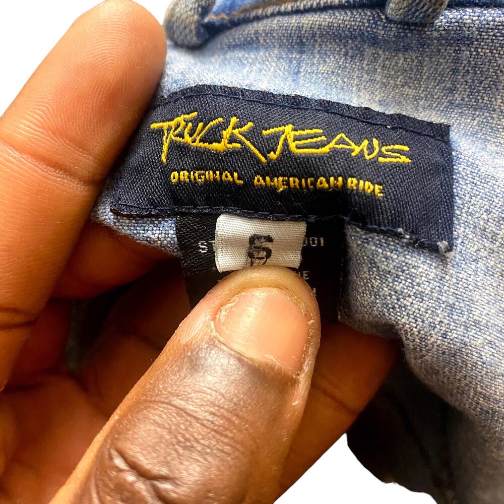 Truck Jeans Denim Jacket Size small - Picture 3 of 4